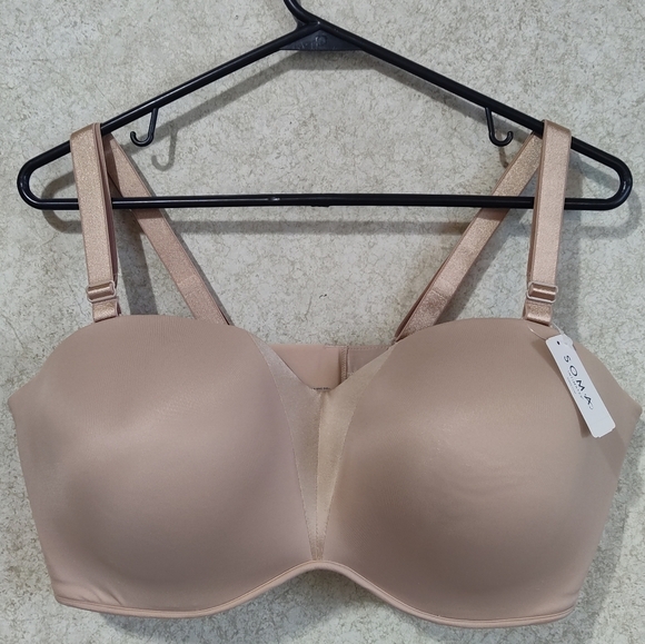 NWT Soma 42DDD Stunning Starlet Strapless Multiway Bra Warm Amber  #570279866 - Picture 1 of 8